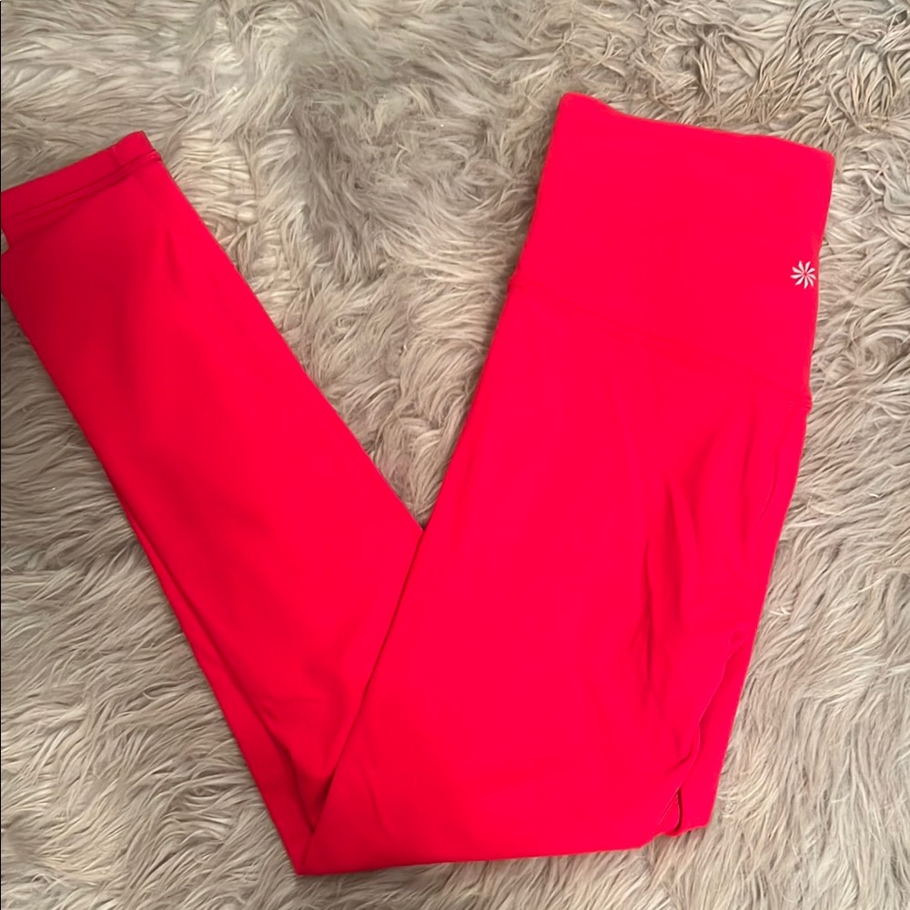 Athleta Bold Red Leggings